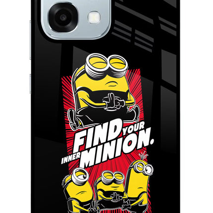 Find your inner Minion Oppo F31 5G Glass Case