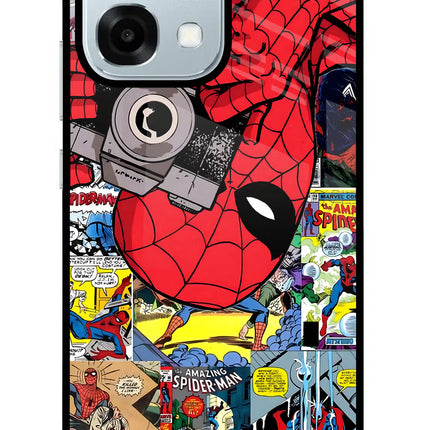 Spider Man Oppo F31 5G Glass Case Back Cover by Casekaro