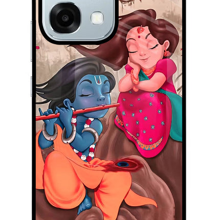 Radhe Krishna Oppo F31 5G Glass Case