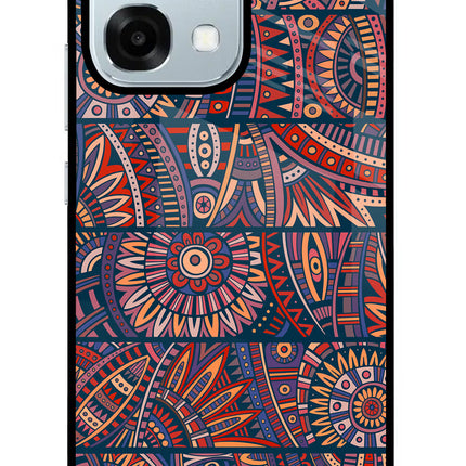 African Culture Design Oppo F31 5G Glass Case