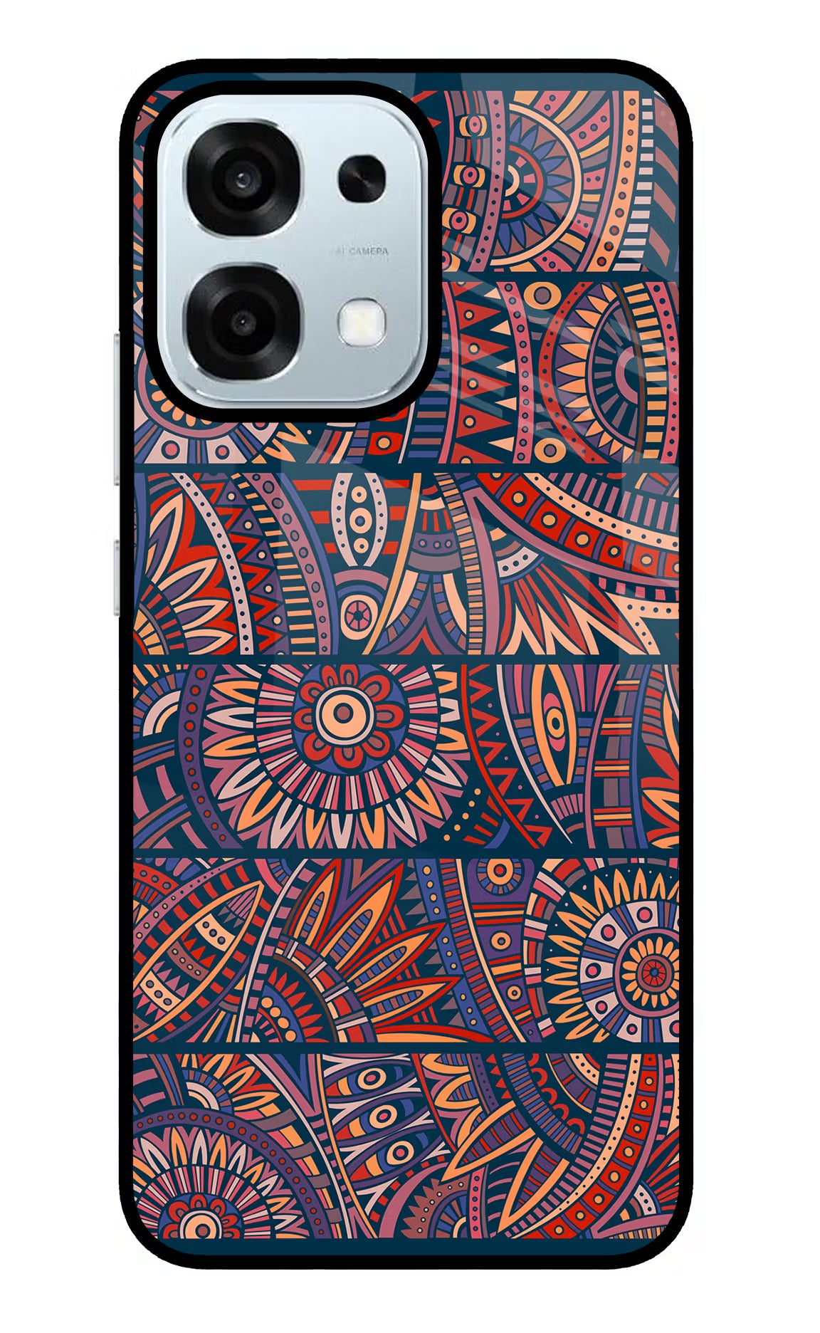 African Culture Design Oppo F31 5G Glass Case Back Cover by Casekaro