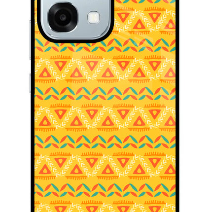 Tribal Pattern Oppo F31 5G Glass Case