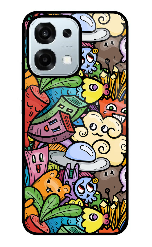 Veggie Doodle Oppo F31 5G Glass Case