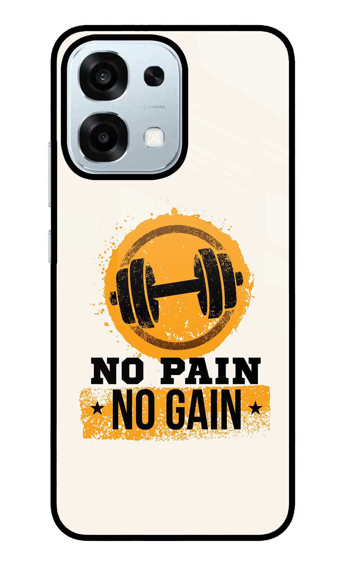 No Pain No Gain Oppo F31 5G Glass Case