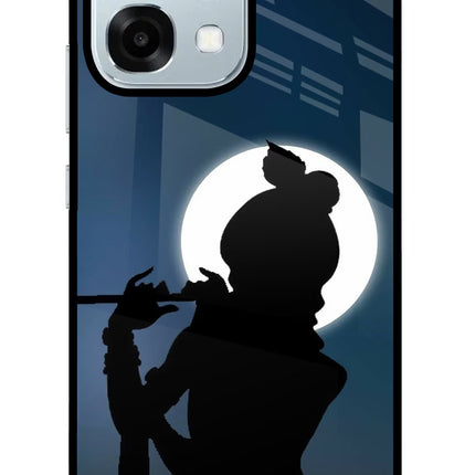 Shri Krishna Silhouette Oppo F31 5G Glass Case