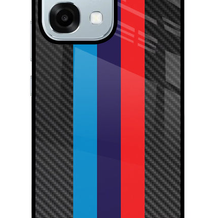 BMW Stripes Pattern Oppo F31 5G Glass Case