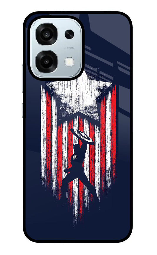 Captain America Marvel Art Oppo F31 5G Glass Case