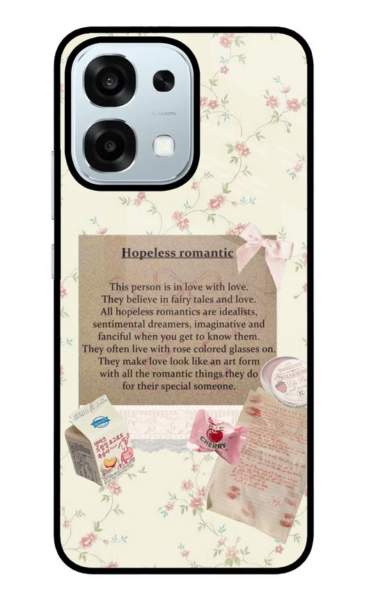 Hopeless Romantic Oppo F31 5G Glass Case