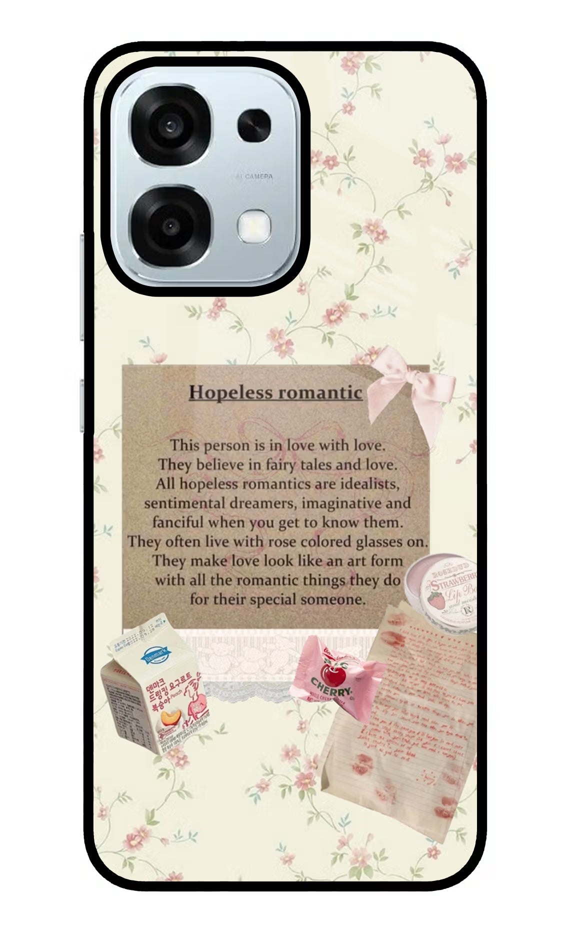 Hopeless Romantic Oppo F31 5G Glass Case Back Cover by Casekaro