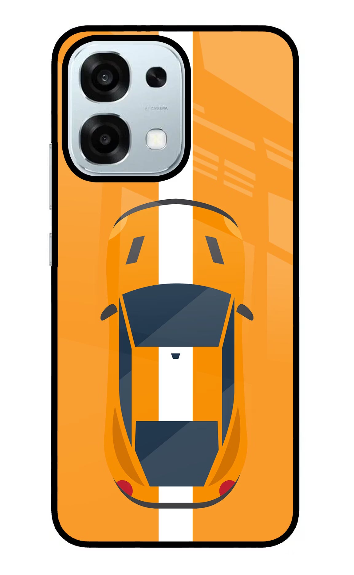 Highway Pursuit Oppo F31 5G Glass Case Back Cover by Casekaro