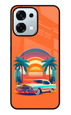 Palm Drive 80s Oppo F31 5G Glass Case