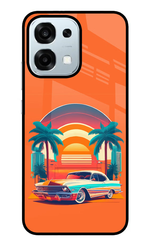 Palm Drive 80s Oppo F31 5G Glass Case