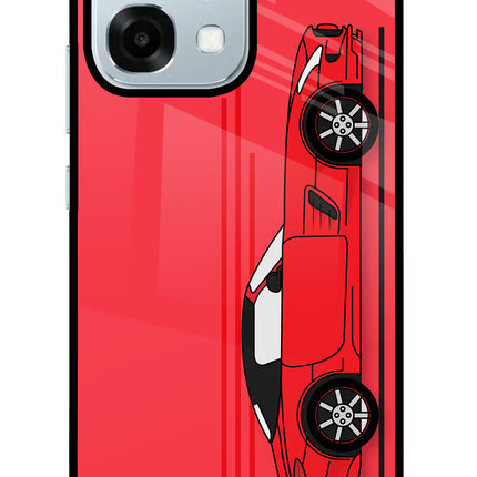Red Velocity Oppo F31 5G Glass Case