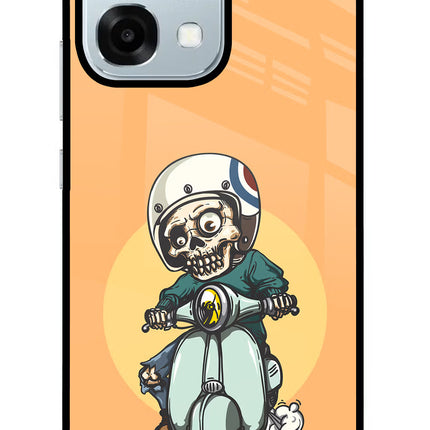 Undead Biker Oppo F31 5G Glass Case