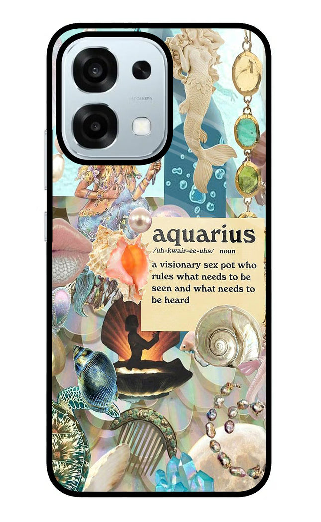 Aquarius Zodiac Oppo F31 5G Glass Case