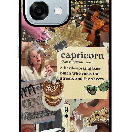 Capricorn Zodiac Oppo F31 5G Glass Case