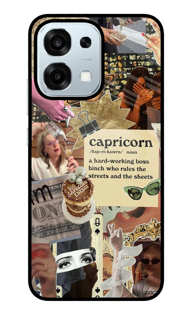 Capricorn Zodiac Oppo F31 5G Glass Case