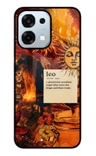 Leo Zodiac Oppo F31 5G Glass Case