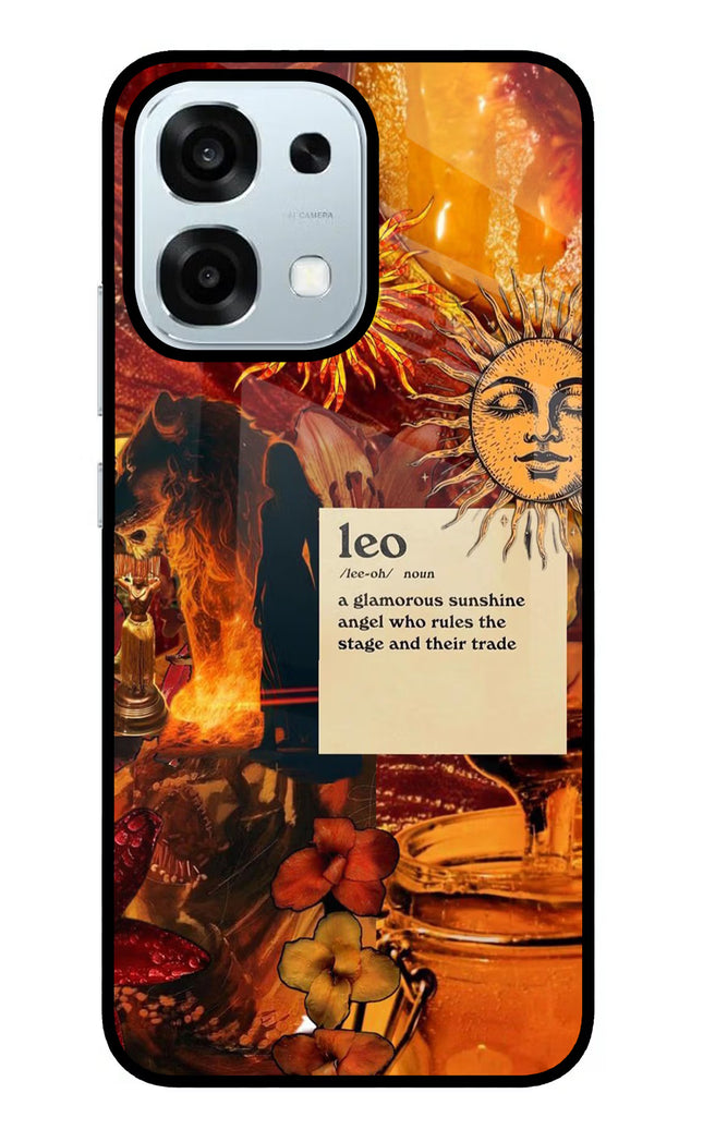 Leo Zodiac Oppo F31 5G Glass Case