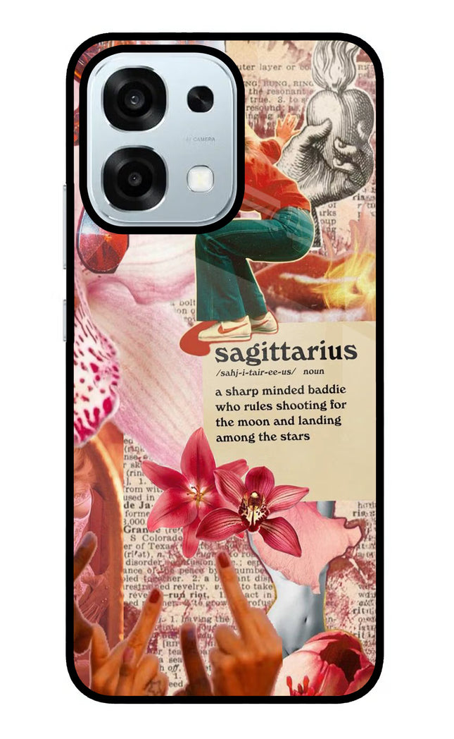 Sagittarius Zodiac Oppo F31 5G Glass Case