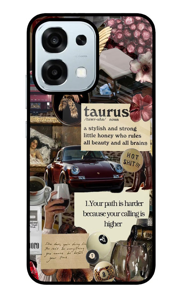 Taurus Zodiac Oppo F31 5G Glass Case