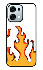 Fired Up – White Oppo F31 5G Glass Case