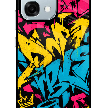 Graffiti Vibe Oppo F31 5G Glass Case