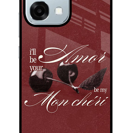 Velvet Cherry Oppo F31 5G Glass Case Back Cover by Casekaro
