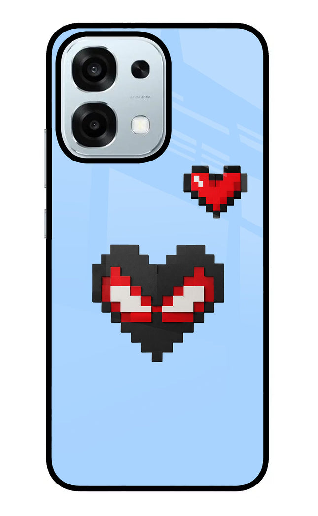 Peter Heart Oppo F31 5G Glass Case