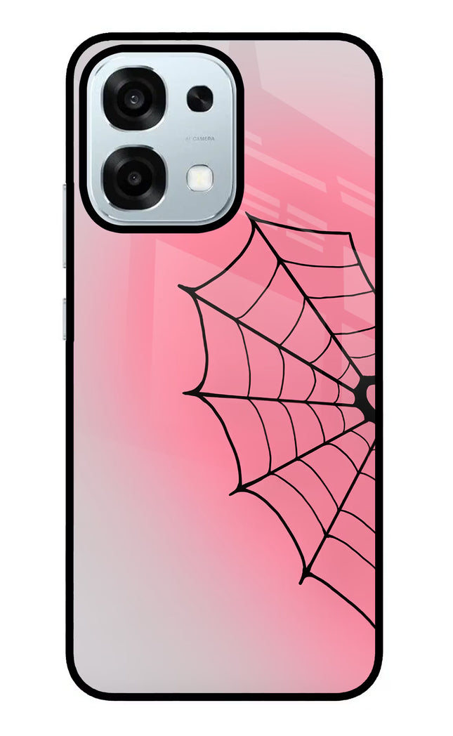 Pink Web Oppo F31 5G Glass Case