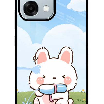 Bunny Treat Oppo F31 5G Glass Case