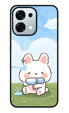 Bunny Treat Oppo F31 5G Glass Case