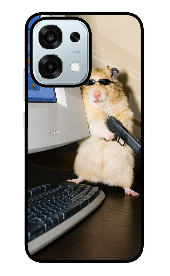 Hacker Hamster Oppo F31 5G Glass Case