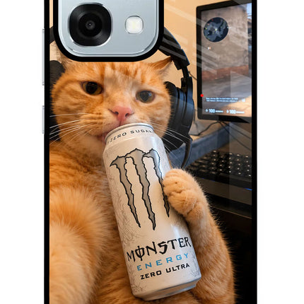 Gamer Cat Energy Oppo F31 5G Glass Case