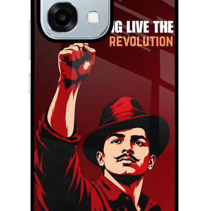 Bhagat Singh Revolution Oppo F31 5G Glass Case
