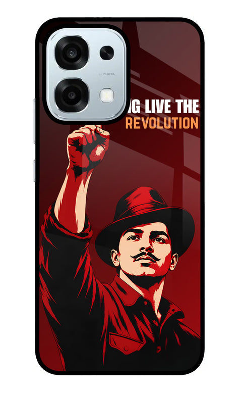 Bhagat Singh Revolution Oppo F31 5G Glass Case