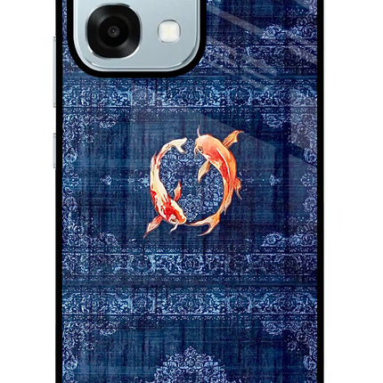 Koi Blue Oppo F31 5G Glass Case