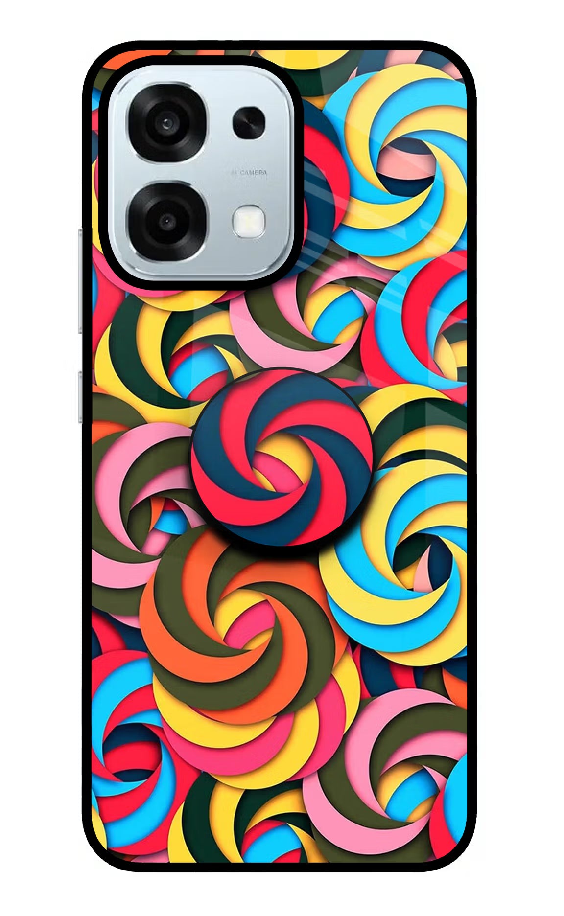 Spiral Pattern Oppo F31 5G Pop Case by Casekaro