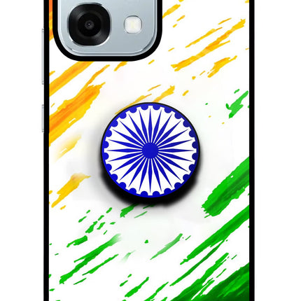 Indian Flag Ashoka Chakra Oppo F31 5G Pop Case by Casekaro
