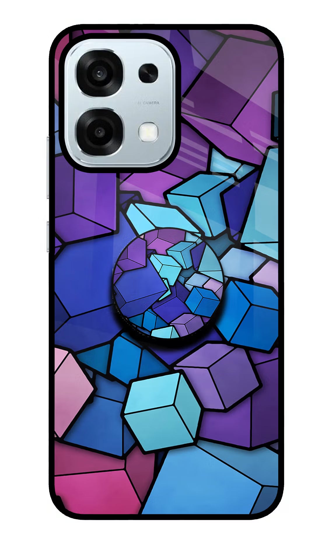 Cubic Abstract Oppo F31 5G Pop Case by Casekaro