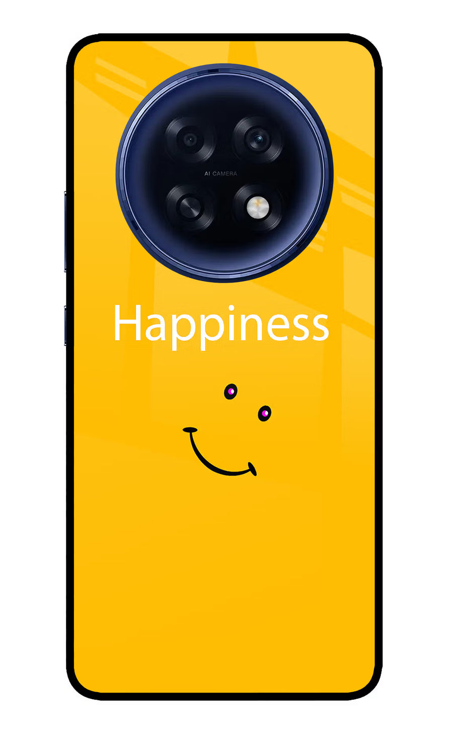 Happiness With Smiley Oppo F31 Pro Plus 5G Back Cover, Glass case