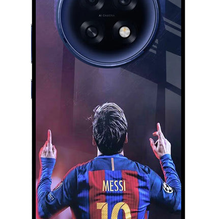Messi Oppo F31 Pro Plus 5G Glass Case Back Cover by Casekaro