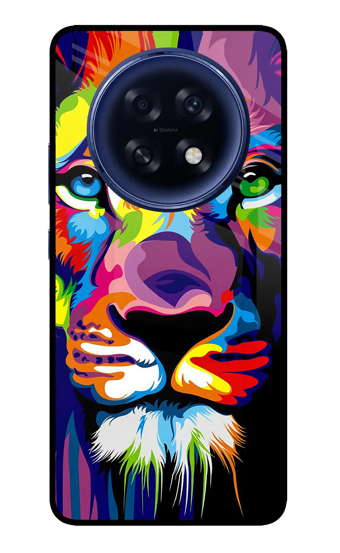 Lion Oppo F31 Pro Plus 5G Glass Case Back Cover by Casekaro