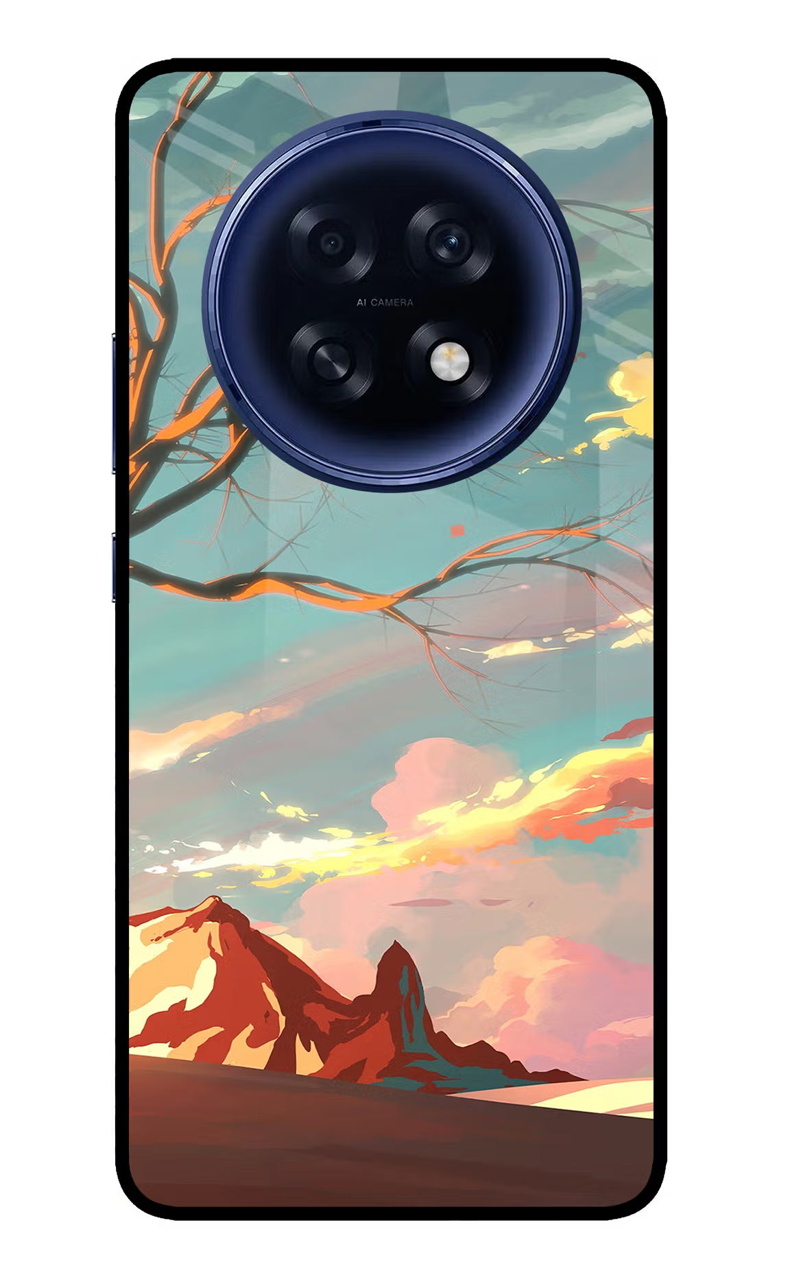 Scenery Oppo F31 Pro Plus 5G Glass Case Back Cover by Casekaro