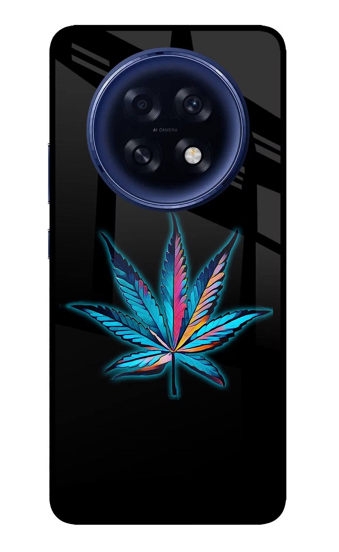 Weed Oppo F31 Pro Plus 5G Glass Case
