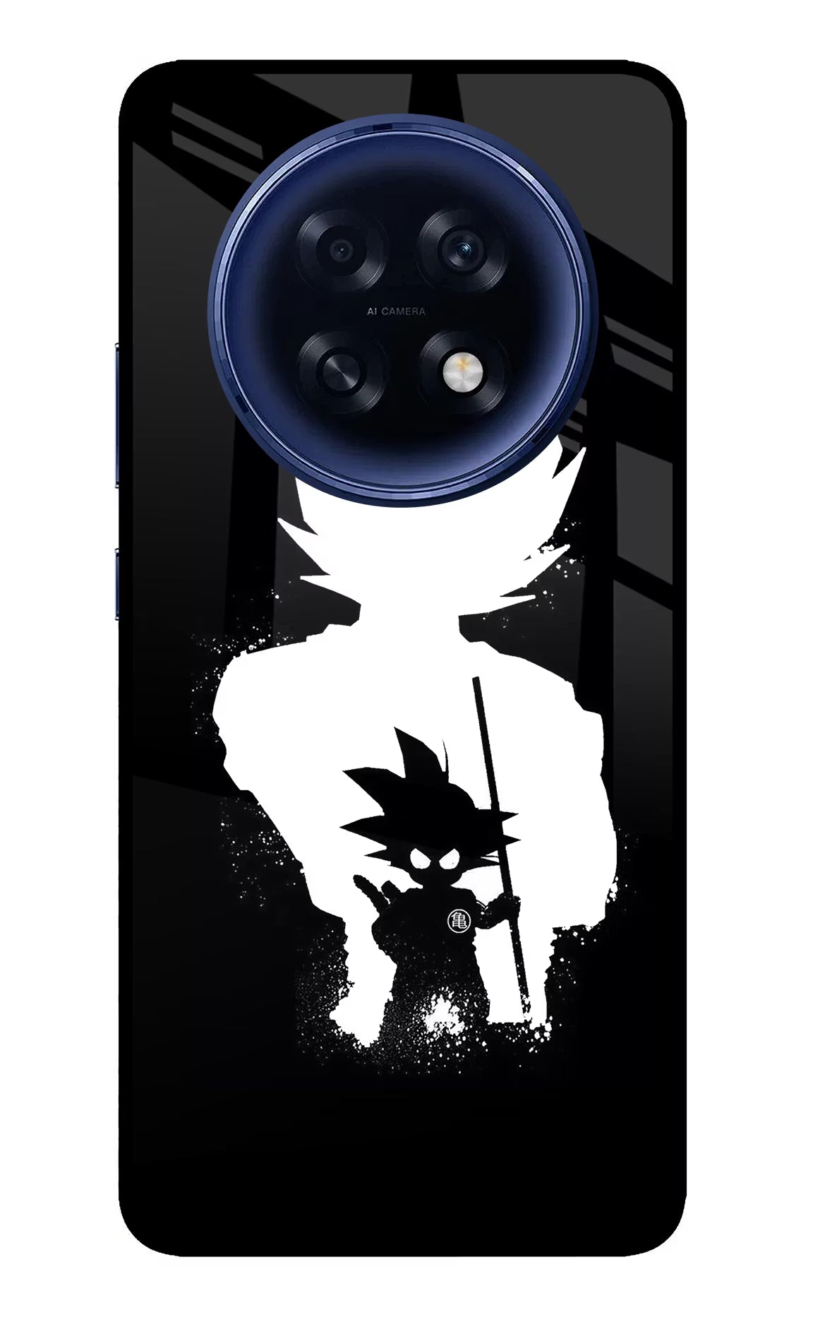 Goku Shadow Oppo F31 Pro Plus 5G Glass Case Back Cover by Casekaro