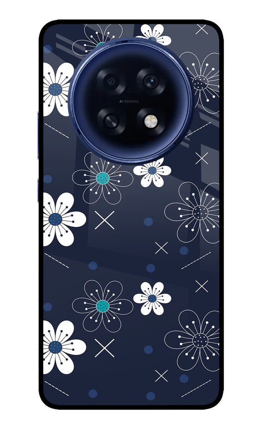 Flowers Oppo F31 Pro Plus 5G Glass Case