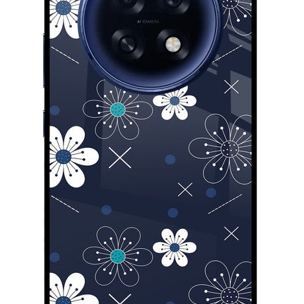 Flowers Oppo F31 Pro Plus 5G Glass Case Back Cover by Casekaro