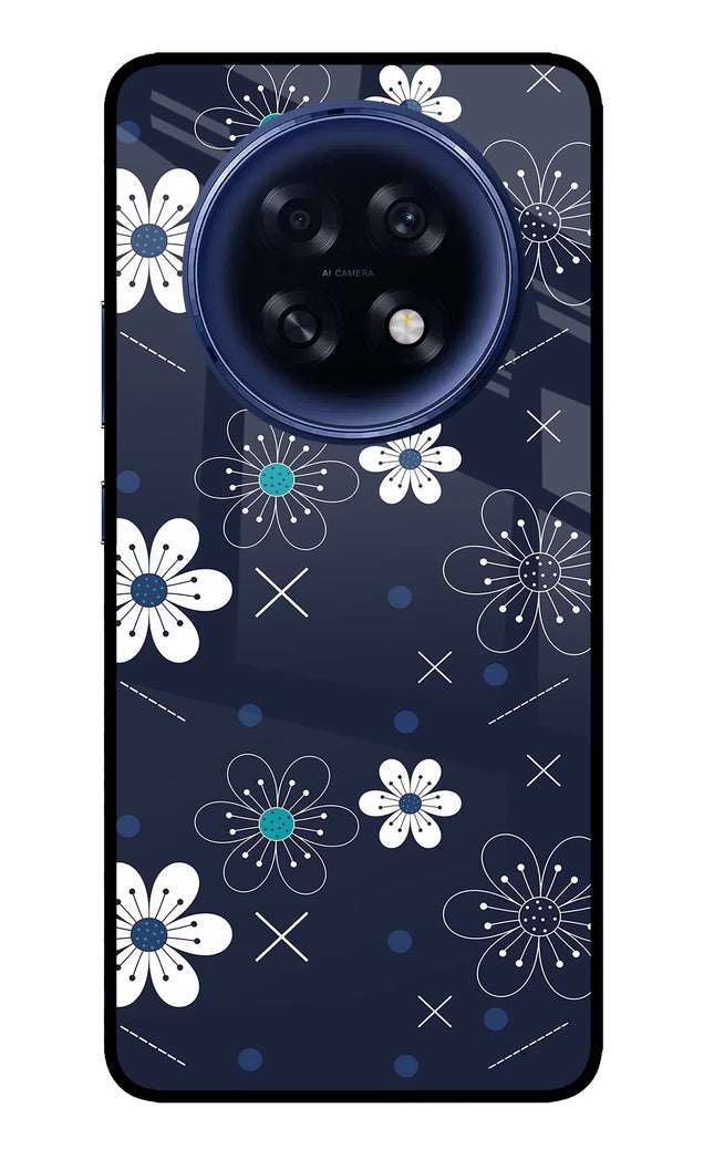Flowers Oppo F31 Pro Plus 5G Glass Case Back Cover by Casekaro