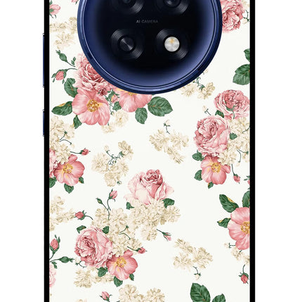 Flowers Oppo F31 Pro Plus 5G Glass Case Back Cover by Casekaro